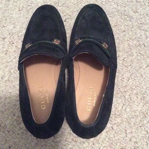 Velvet Gucci loafers